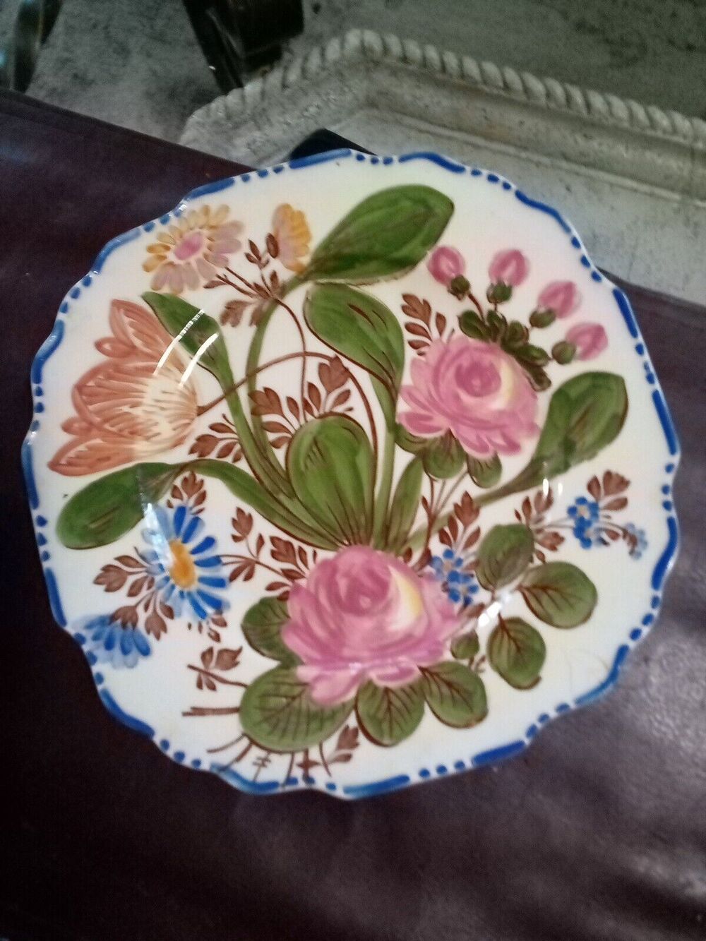 MYOTT STAFFORDSHIRE Peasantry Dinner Plate 9 3/4" VHTF
